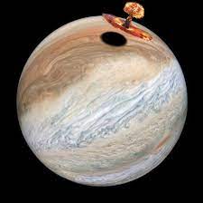 Как в Юпитер врезалось неизвестное космическое тело