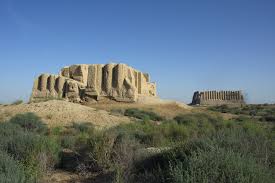 Древний город Мерв посреди песков Центральной Азии