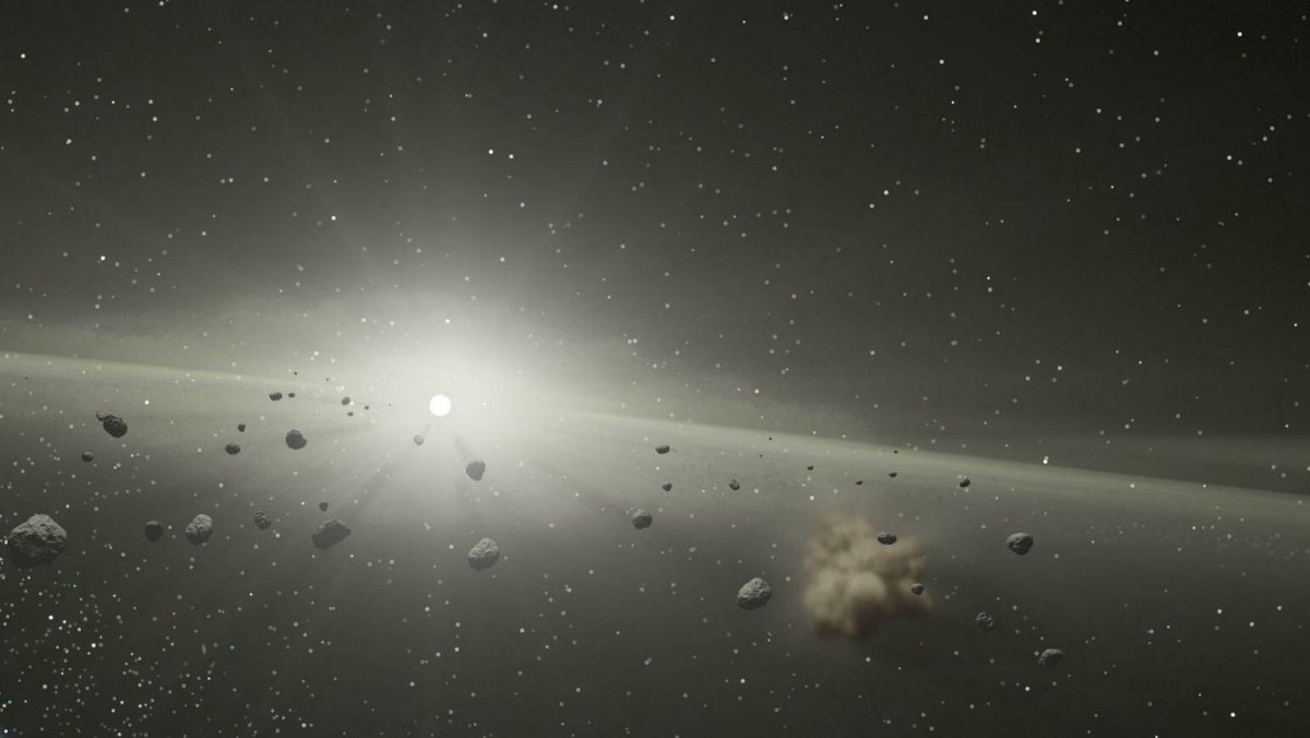 Таинственный объект из пыли обращается вокруг близлежащей звезды