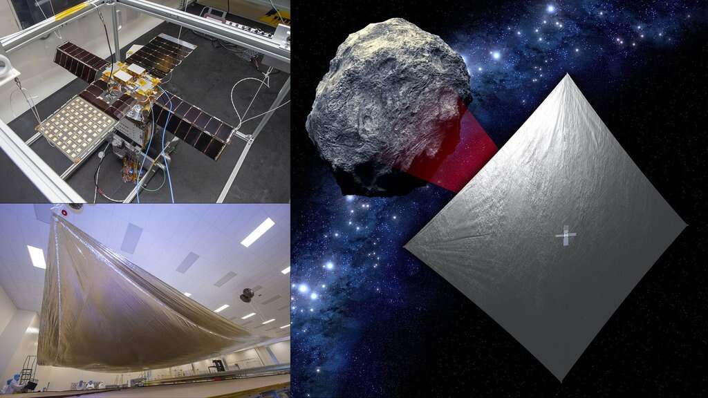 Новый солнечный парусник НАСА будет преследовать крохотный астероид