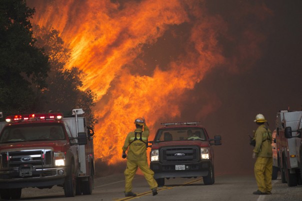 Самым разрушительным природным катаклизмом года признаны лесные пожары в США. Сибирские пожары в список даже не попали