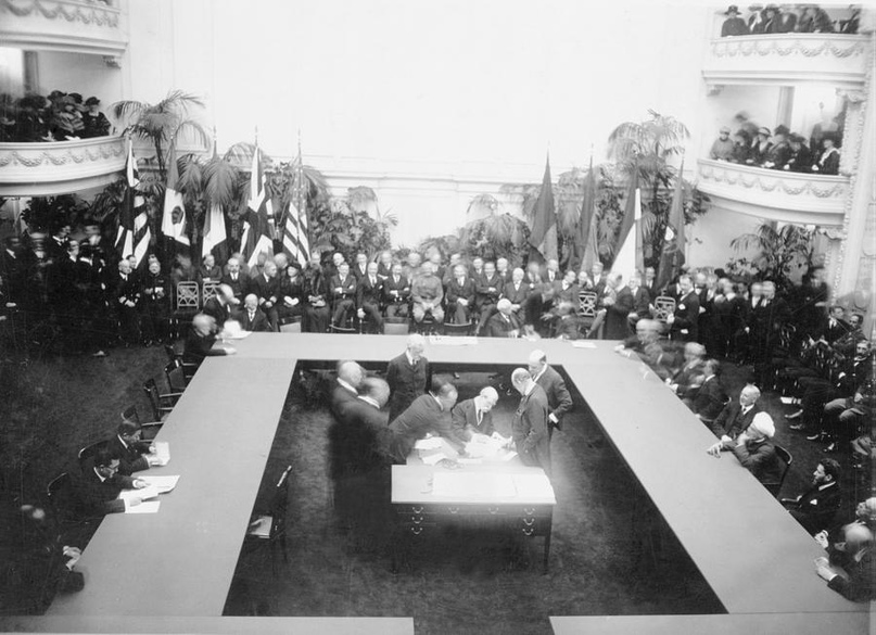 В этот день, 100 лет назад —  6 февраля 1922 г. подписано Вашингтонское морское соглашение