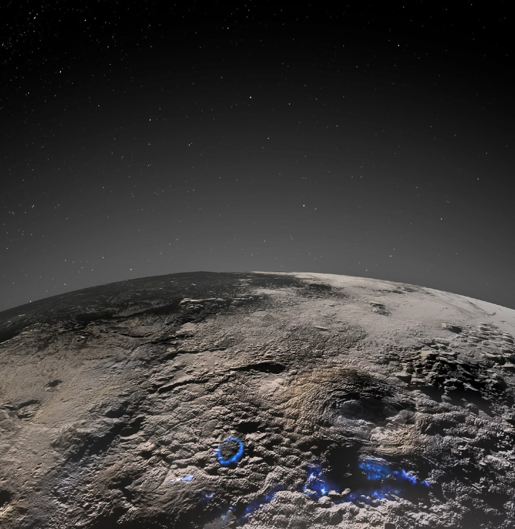 На Плутоне обнаружены гигантские криовулканы