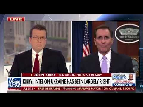 Пресс секретарь Пентагона Джон Кирби :  США, Британия и Канада 8 лет снабжали и готовили Украину к войне с Россией