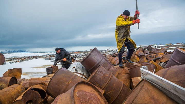 РГО организует очистку от металлолома двух островов в Арктике