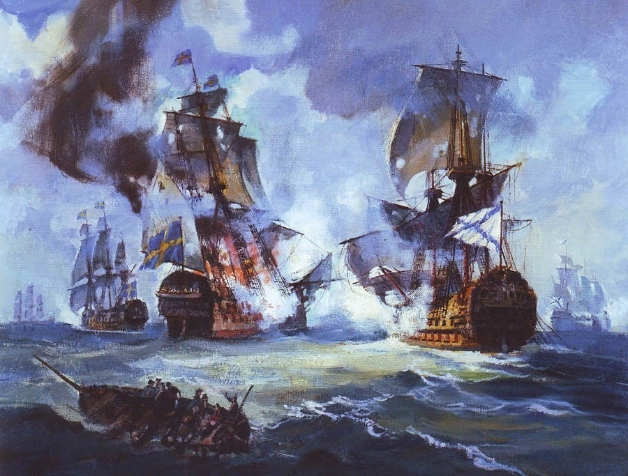 4 июня по новому стилю 1719 года, стало первой большой победой русского флота в открытом море