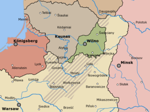 За счёт каких территорий Сталин увеличил территорию Литвы