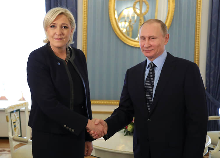Кандидат на пост президента Франции Марин Ле : снимайте с России санкции, или свет погаснет