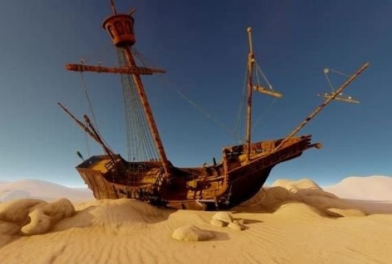Таинственные корабли найденные посреди пустынь: Провалы во времени или в этом были замешаны НЛО?