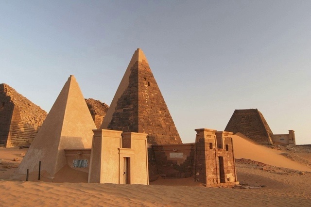 Пирамиды Мероэ.