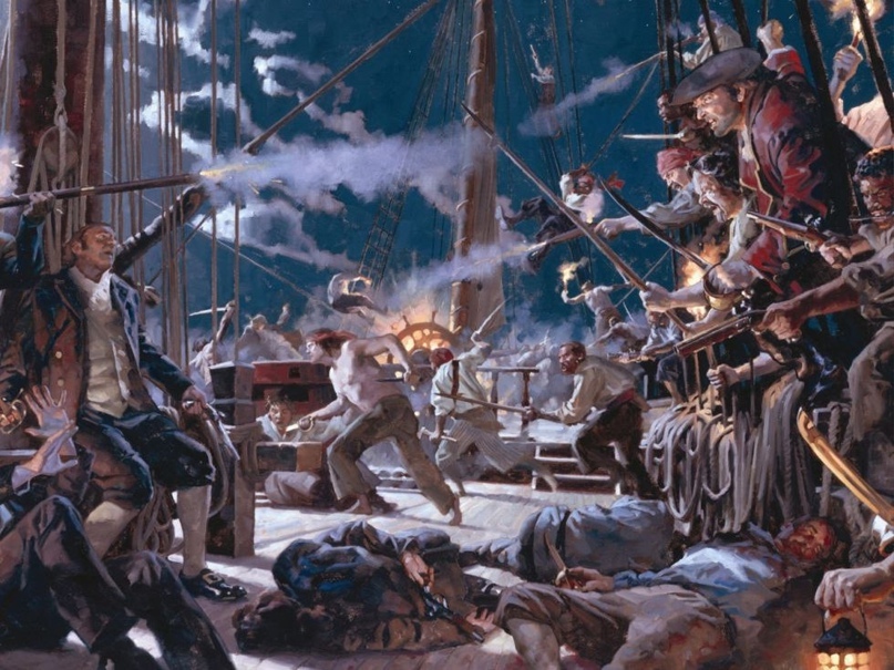 Знаменитый пират Франсуа Олоне и его корабль смерти