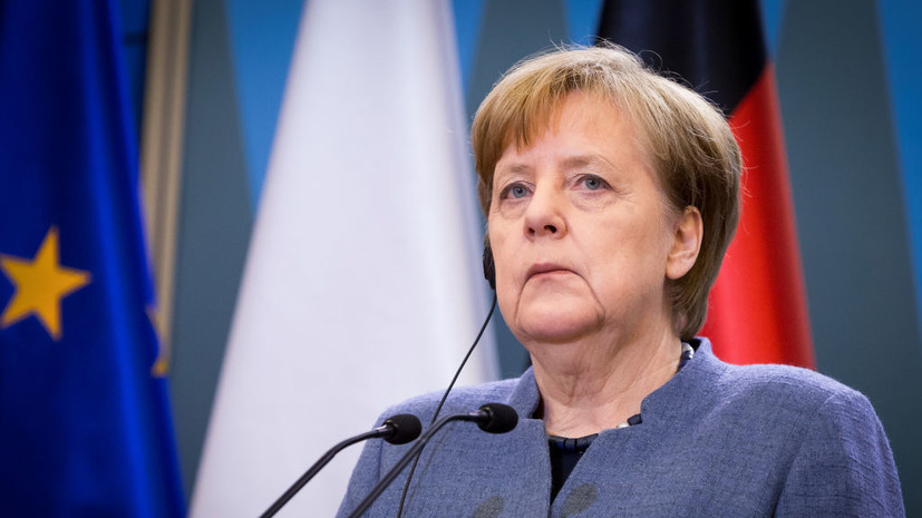 Меркель заявила о необходимости строить прочный мир в Европе с Россией