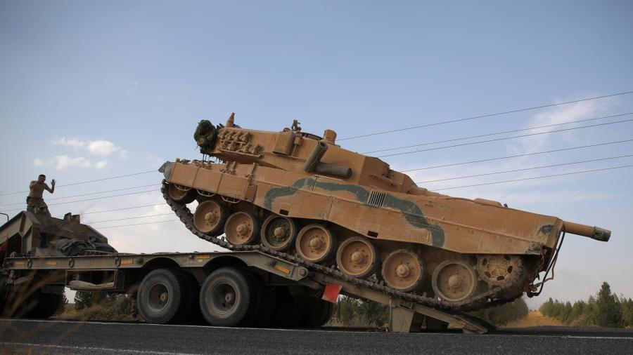 Турция начала отвод тяжелого вооружения с наблюдательных пунктов в Идлибе
