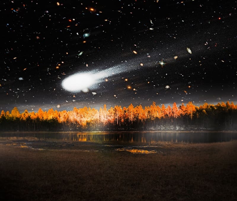 Следы Тунгусского метеорита обнаружены на дне озера в Сибири