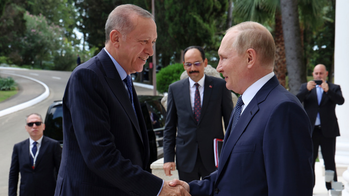 Эрдоган заявил о возможном визите Путина в Турцию в апреле