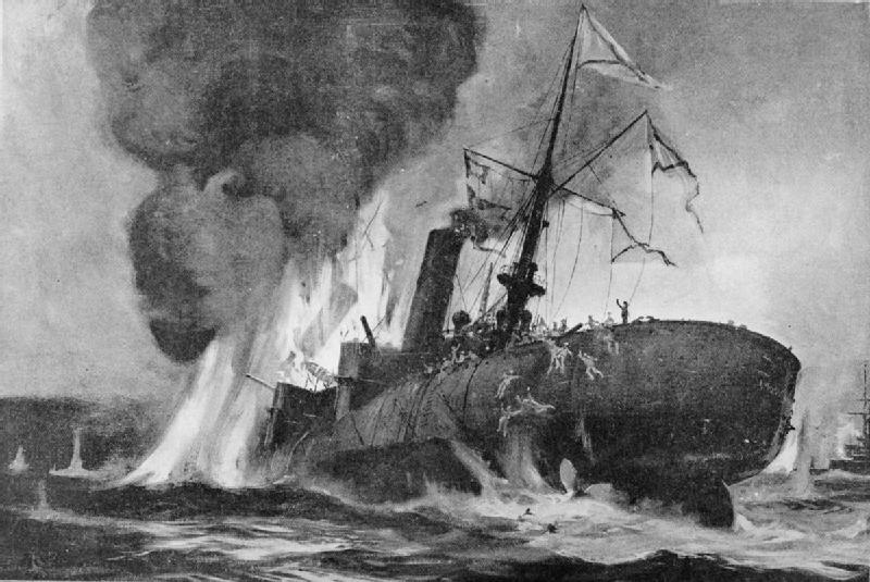 119 лет назад в ходе русско-японской войны подорвался на японской мине вблизи Порт-Артура и затонул броненосец 