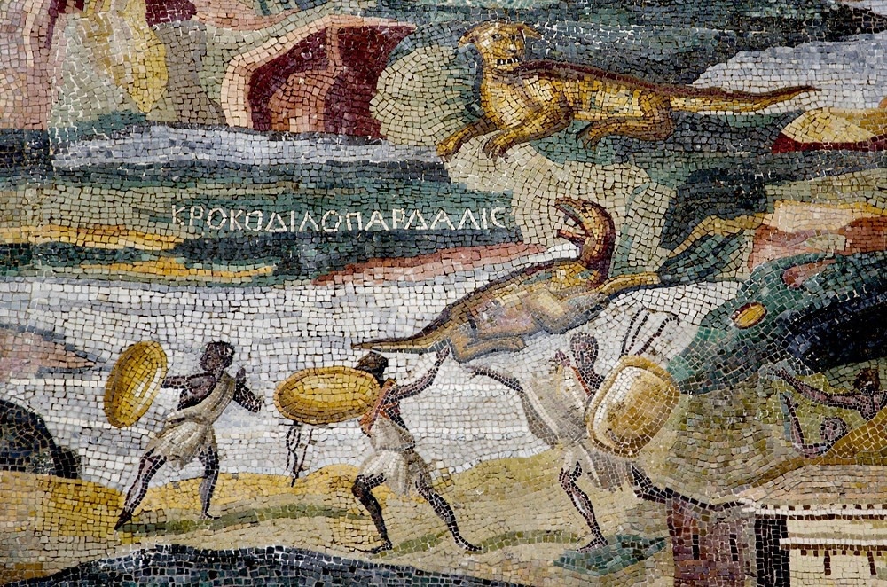 Мозаика из древнеримского города Палестрина. 100 год до н.э.