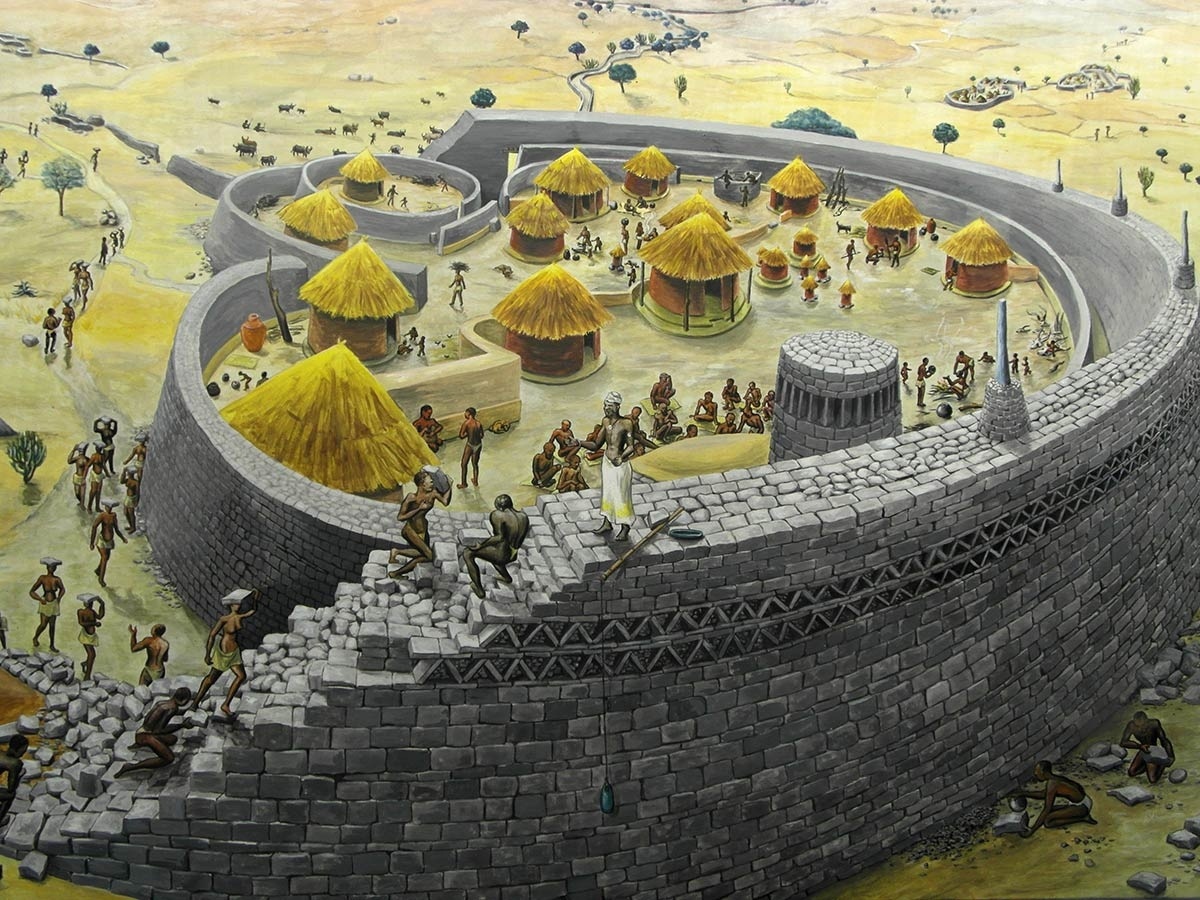 Древний город в Африке