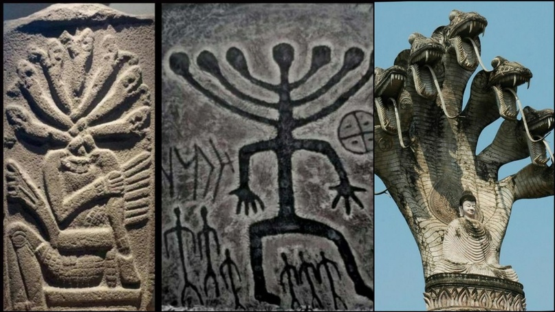 Изображение возрастом 5000 лет, найденное на Алтае и подписанное «Манака»