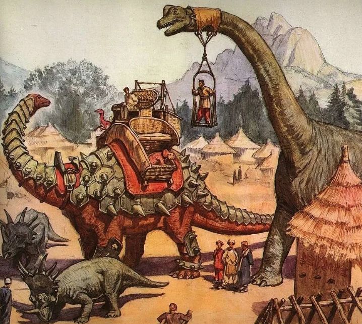Люди и динозавры могли бы сосуществовать вместе