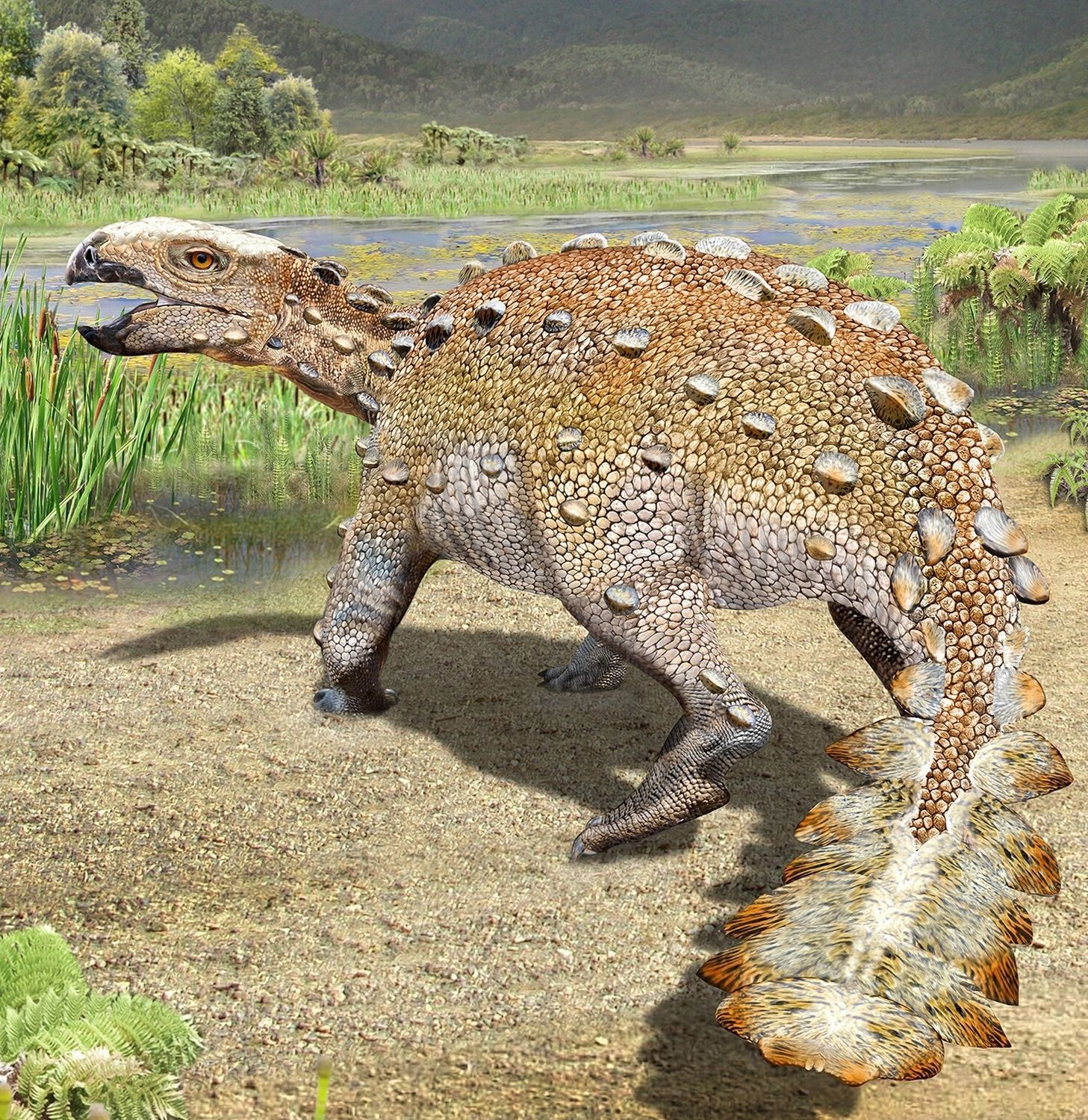 У недавно обнаруженного вида динозавров из Чили был уникальный режущий хвост