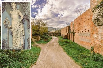 Прекрасная мраморная статуя водяной нимфы найдена в древнем городе Амастрис