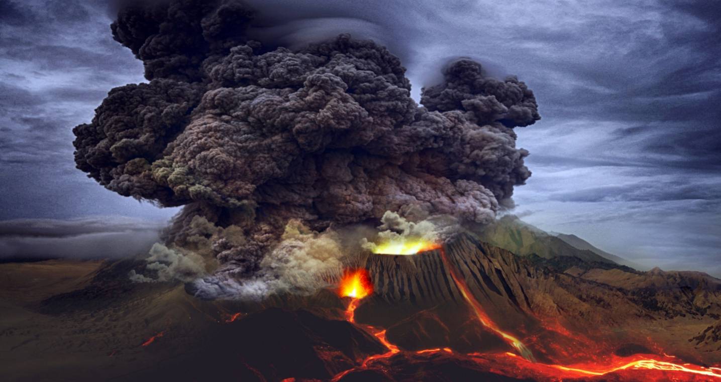 Извержение вулкана вызвало аномальную жару
