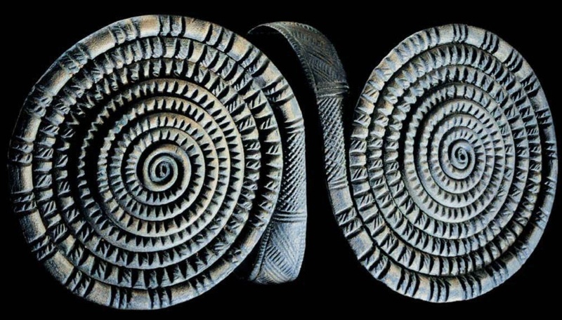 Бронзовые ленты-браслеты на руки или на ноги (голени) из Саксонии, Германия, ок. 1100 г. до н.э.