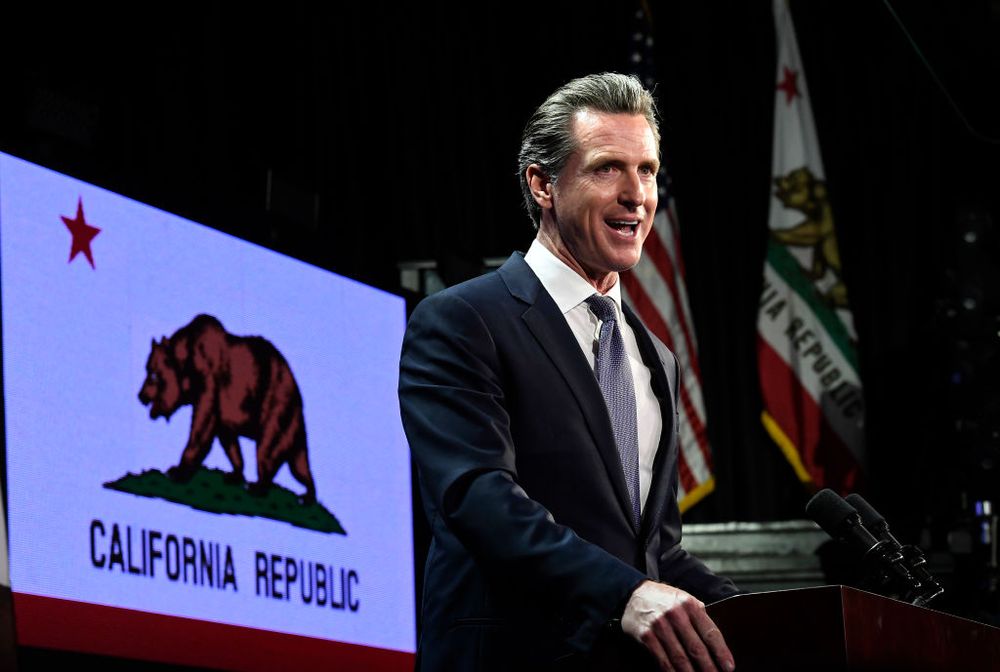 Гэвин Ньюсом объявляет Калифорнию " национальным государством’