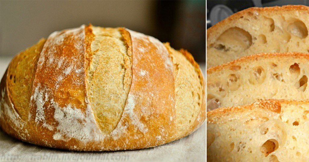 Домашний хлеб без замеса
