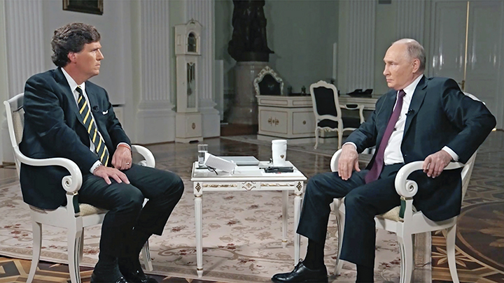 11 бомб Путина в интервью Такеру Карлсону