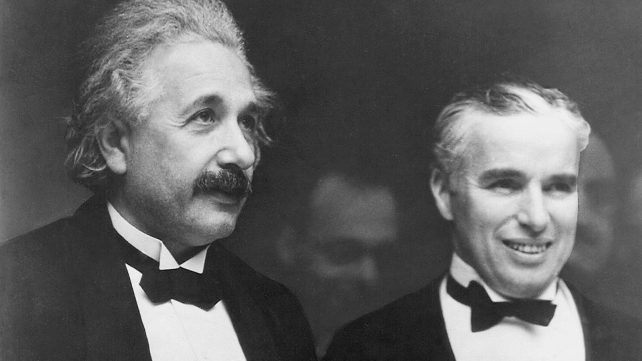 Альберт Эйнштейн и Чарли Чаплин