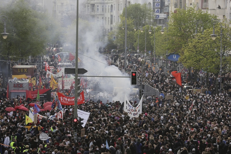 В Берлине 1 мая пройдут 20 демонстраций