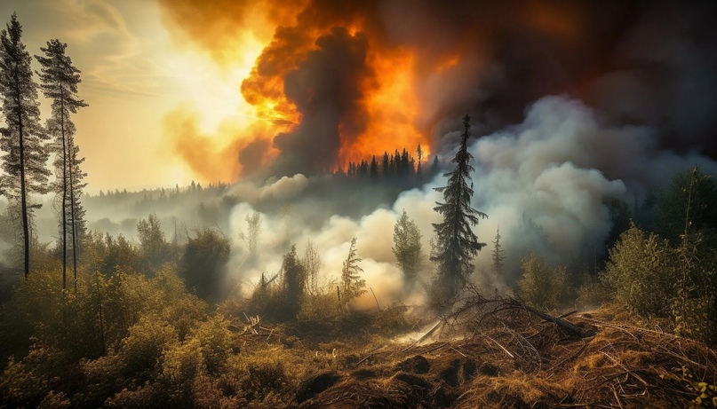На шесть федеральных округов России распространилась высокая пожароопасность