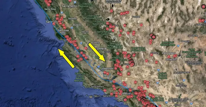 Серия необычных землетрясений в Южной Калифорнии – до четырех землетрясений каждый день в Швейцарии