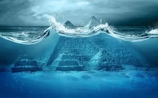 Пирамиды Египта во время Всемирного потопа были под водой