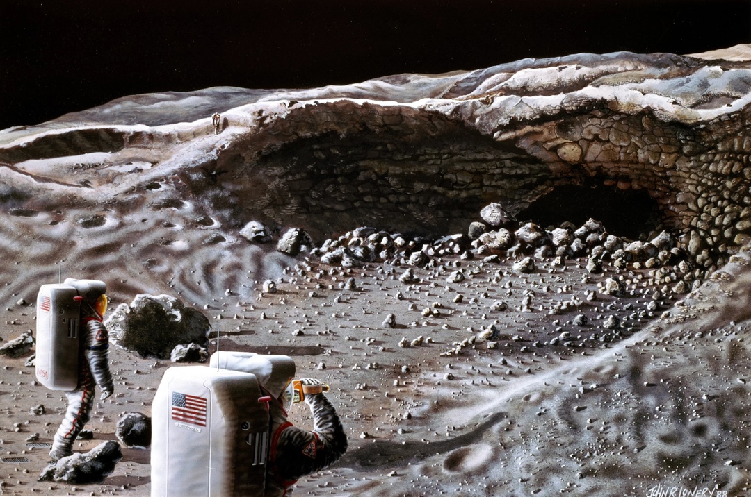 На Луне найдена пещера, которая может стать базой для людей!