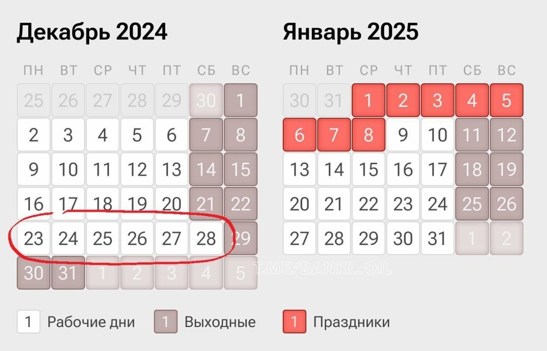 Ещё одна шестидневная рабочая неделя ждёт россиян до конца года.