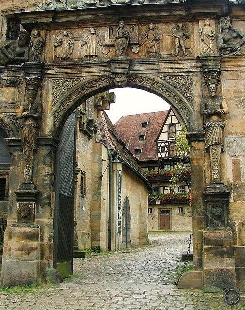Ворота XV в. Бамберг, Германия.