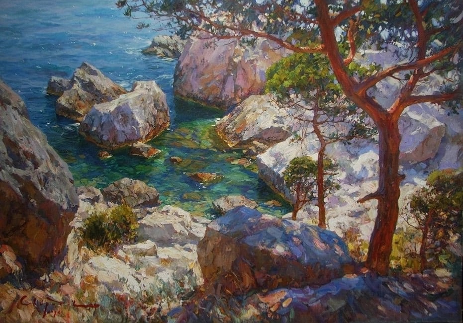 Художник Сергей Свиридов. Крымские пейзажи.