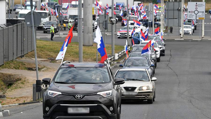В Сербии прошел автопробег в честь Дня России