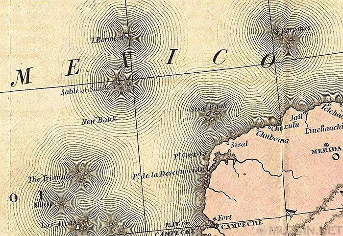 Остров Бермея, существовавший на картах до 1846 года, исчез, и никто не может его найти