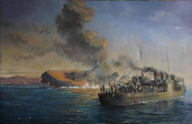 18 июня 1918 года на рейде Новороссийска были затоплены корабли Черноморского флота, отказавшиеся сдаться немецким войскам
