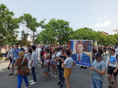 Легенда поменялась: Митингующие в Хабаровске не просят свободы для Сергея Фургала!