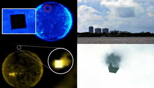 Новое нашествие кубических НЛО на Земле и около Солнца.