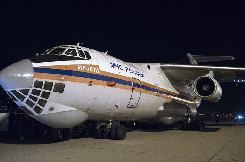 В Бейрут прибыл четвертый самолет МЧС России