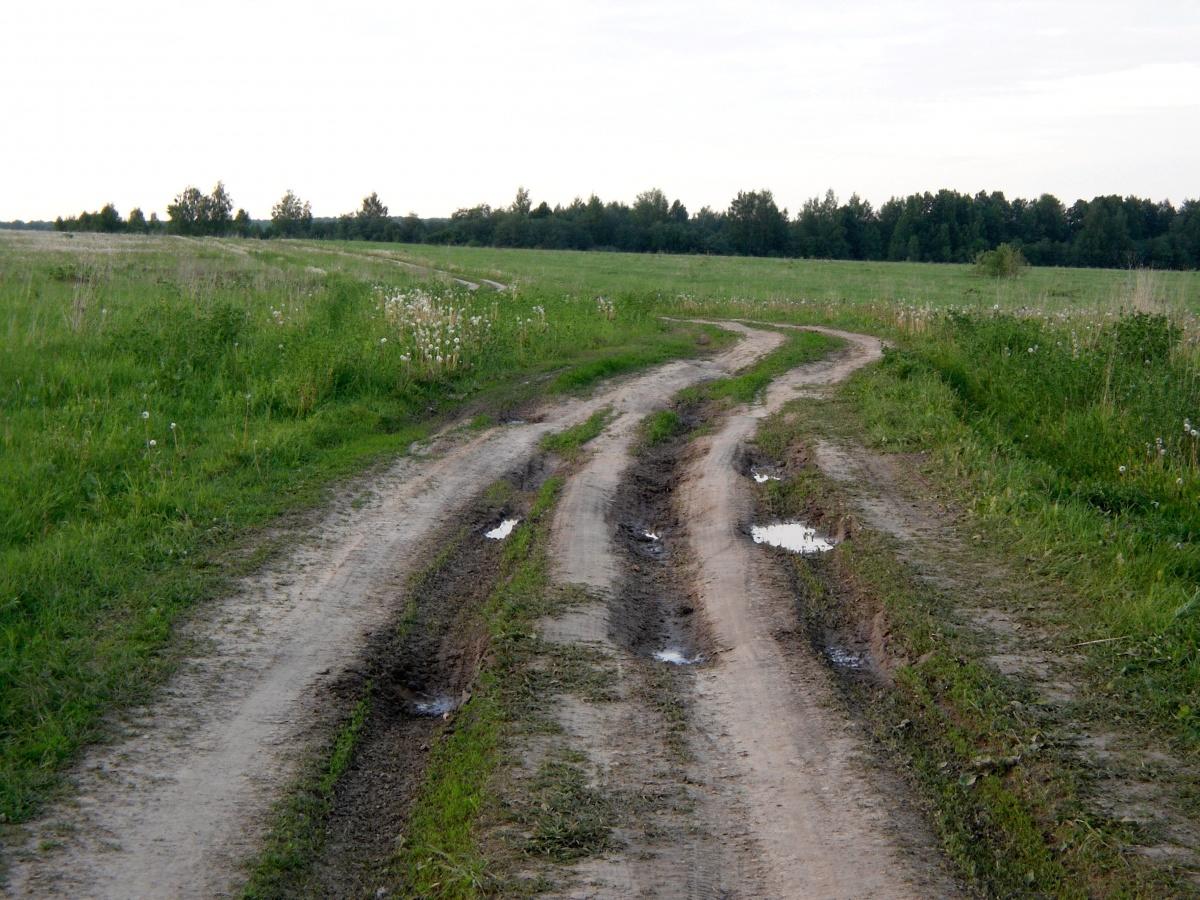 Фото дороги в селе