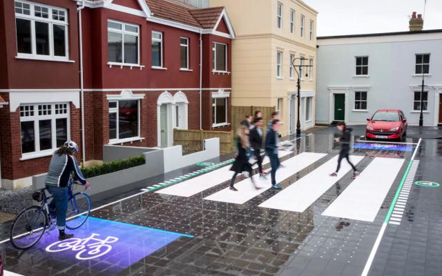 В Лондоне тестируют умный пешеходный переход