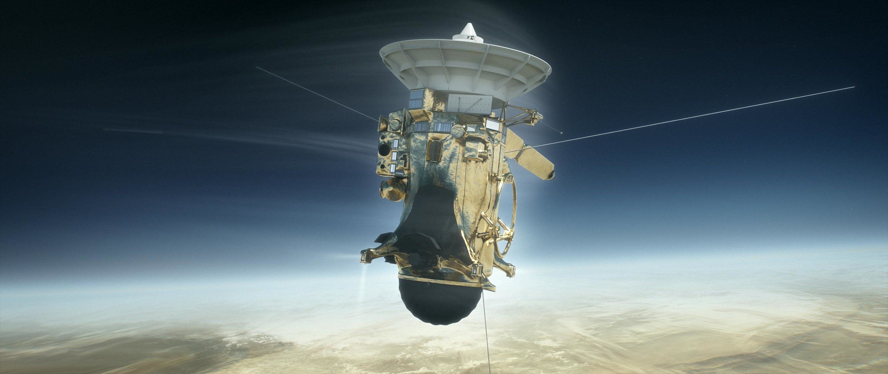 Ученые реконструируют погружение зонда Cassini в атмосферу Сатурна