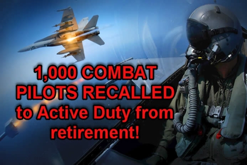 Пентагон призывает на службу 1000 летчиков, ушедших в отставку.